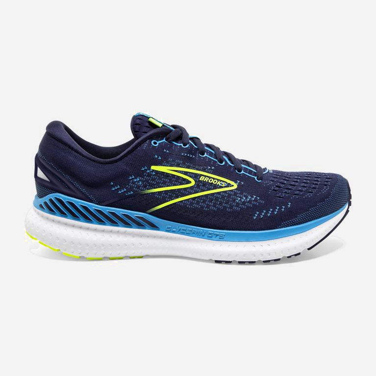 Brooks Glycerin Gts 19 Max Cushion Road Løpesko Herre Online - Marineblå/Blå - Norge (AGM238156)